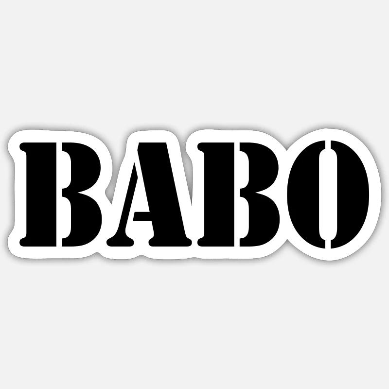 Babo Sticker Größe S (10 x 10 cm)