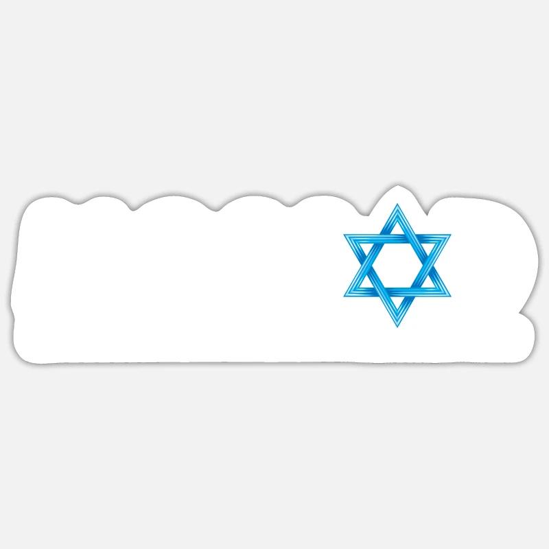 Mossad - Institut für Intelligenz - Sticker Größe S (10 x 10 cm) - Mattweiß