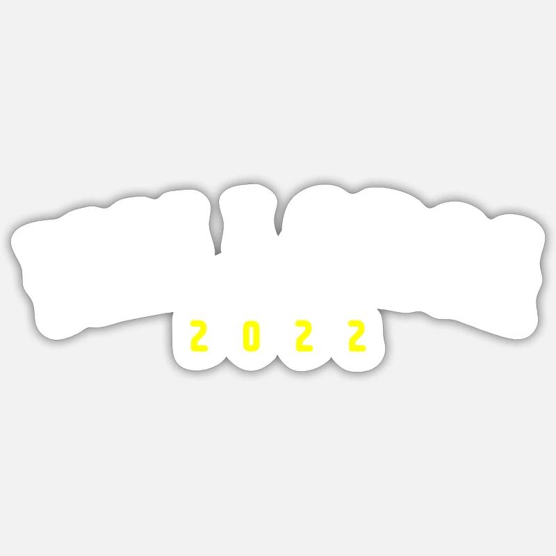Majorque 2022 - Sticker taille S (10 x 10 cm) - blanc mat