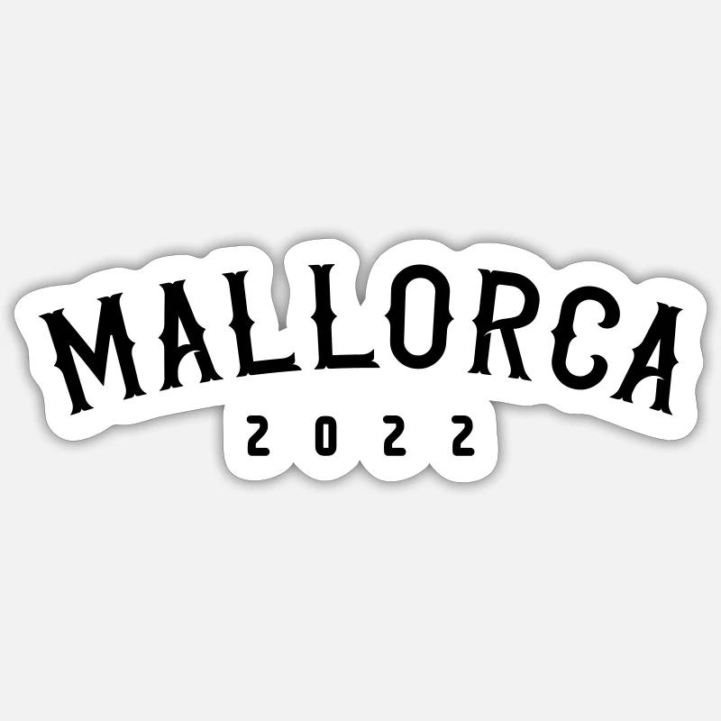 mallorca 2022 Sticker size S (10 x 10 cm)