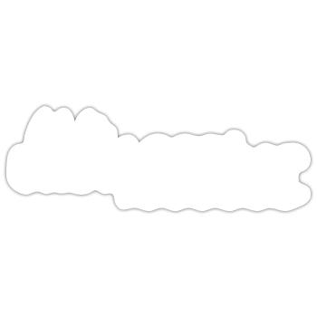 Wortklauberei - Ich bin unbeLEERbar 2 - Sticker Größe S (10 x 10 cm) - Mattweiß - Vorne