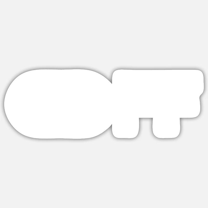 ON/OFF Switch EIN/AUS Schalter Sticker size S (10 x 10 cm)