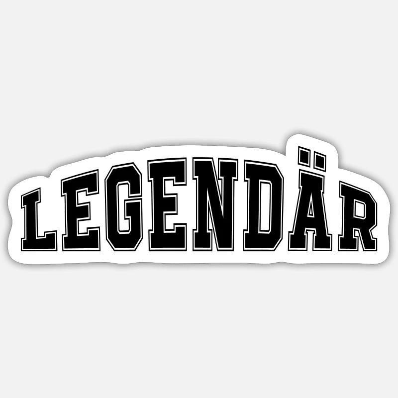 Legendary Sticker size S (10 x 10 cm)