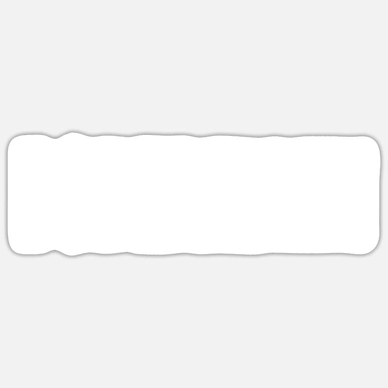 Dobermann Silhouette lettering - Sticker size S (10 x 10 cm) - white matte