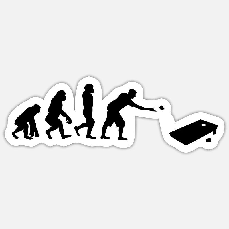 Cornhole Geschenk Sticker Größe S (10 x 10 cm)
