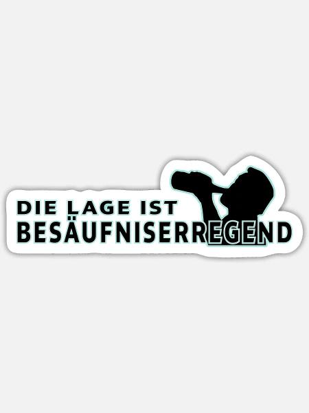 - Sticker Größe S (10 x 10 cm) - Mattweiß