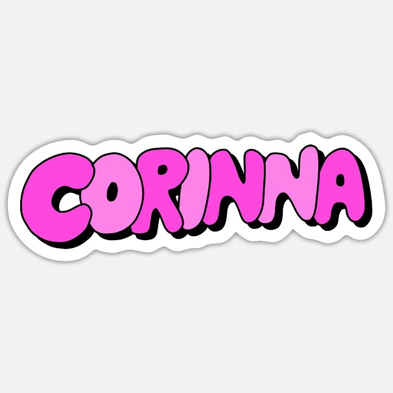 Corinna Sticker Größe S (10 x 10 cm)