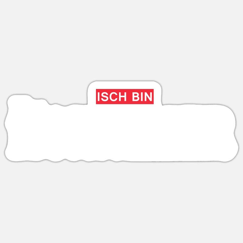 Mannheim Monnem - Sticker Größe S (10 x 10 cm) - Mattweiß
