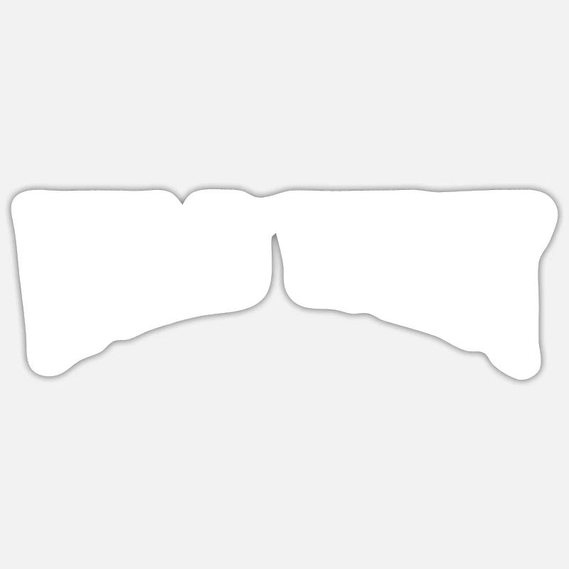 Wild West - Sticker Größe S (10 x 10 cm) - Mattweiß