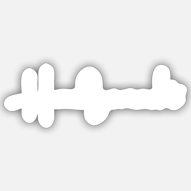 Sticker Größe S (10 x 10 cm) - 