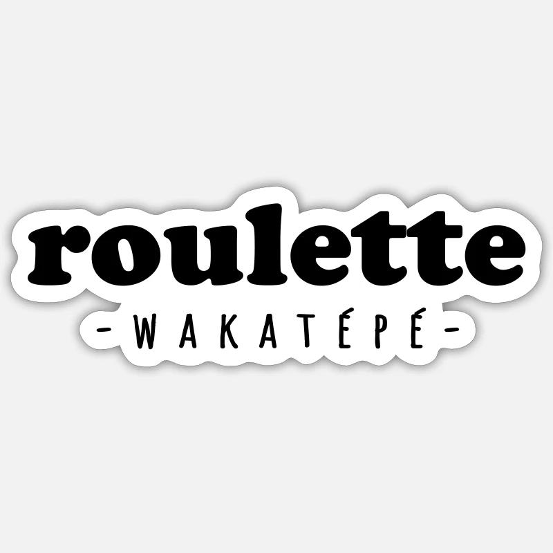 Roulette wakatépé Sticker taille S (10 x 10 cm)