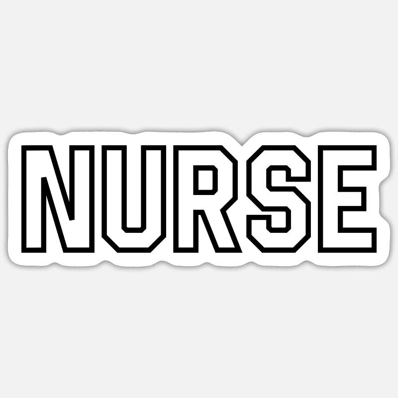 Krankenschwester Sticker Größe S (10 x 10 cm)