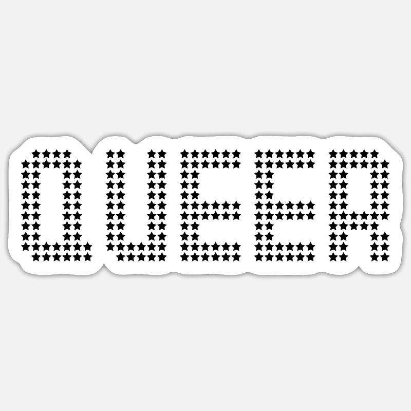 Queer Sticker taille S (10 x 10 cm)