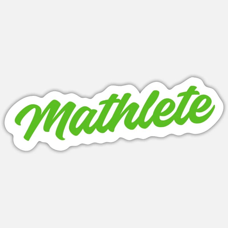 Don d’étudiant scientifique mathlé - Sticker taille S (10 x 10 cm) - blanc mat