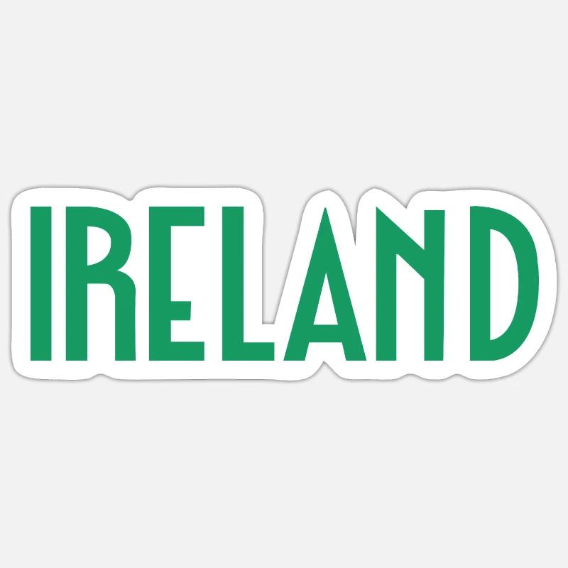 Ireland - Sticker size S (10 x 10 cm) - white matte