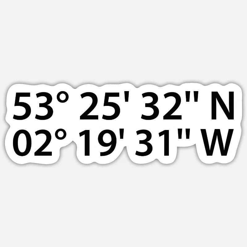 Coordonnées de vente Sticker taille S (10 x 10 cm)