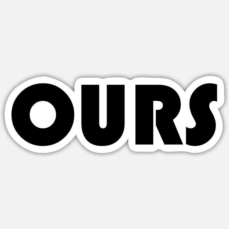OURS Sticker taille S (10 x 10 cm)