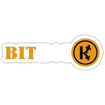 koi water change koi fish karashi carp beni - Sticker size S (10 x 10 cm) - white matte - Front