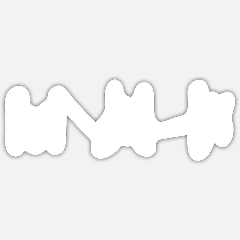 Sticker størrelse S (10 x 10 cm) - 