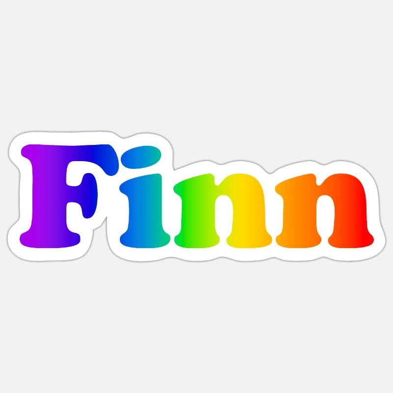 Finn Sticker size S (10 x 10 cm)