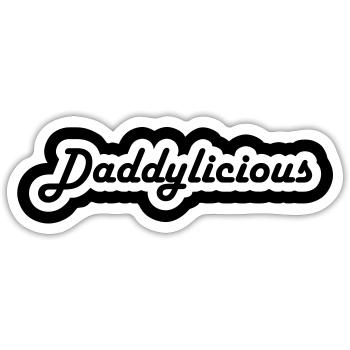 Se sentir papa - Sticker taille S (10 x 10 cm) - blanc mat - Devant