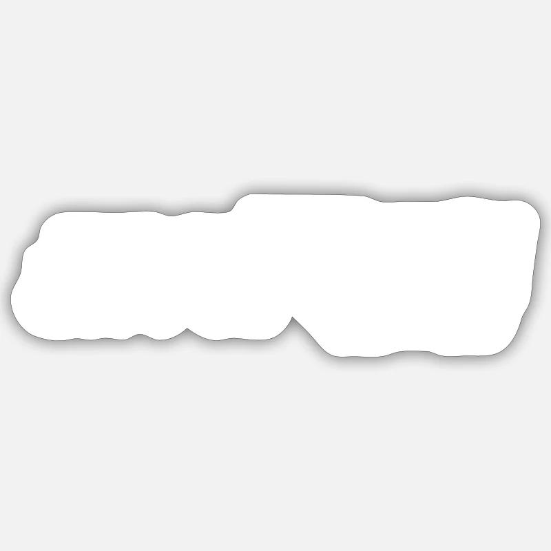 Space Gyppos - Spacezigos - White font Sticker size S (10 x 10 cm)