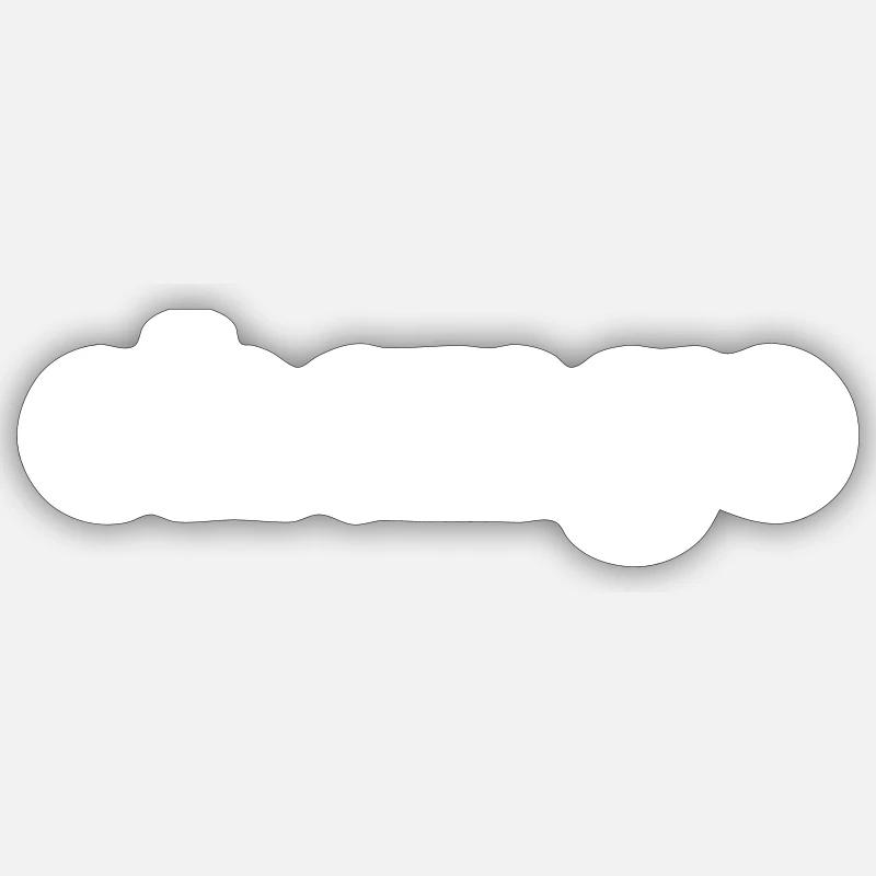 change - Sticker taille S (10 x 10 cm) - blanc mat