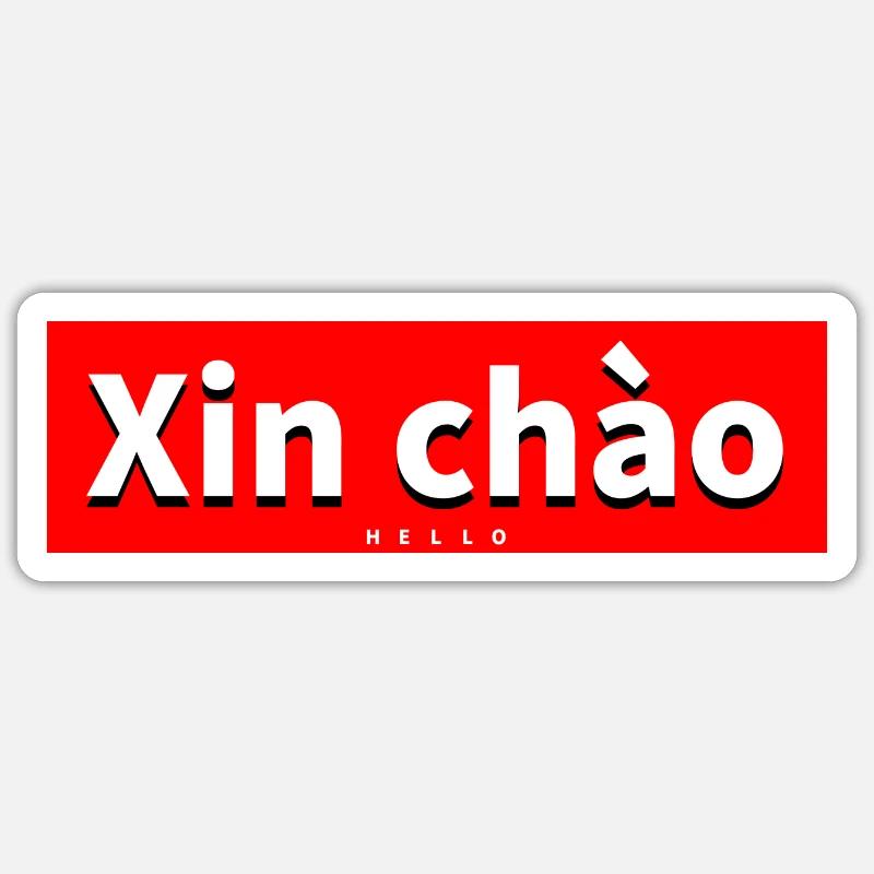 Vietnamese Sticker size S (10 x 10 cm)