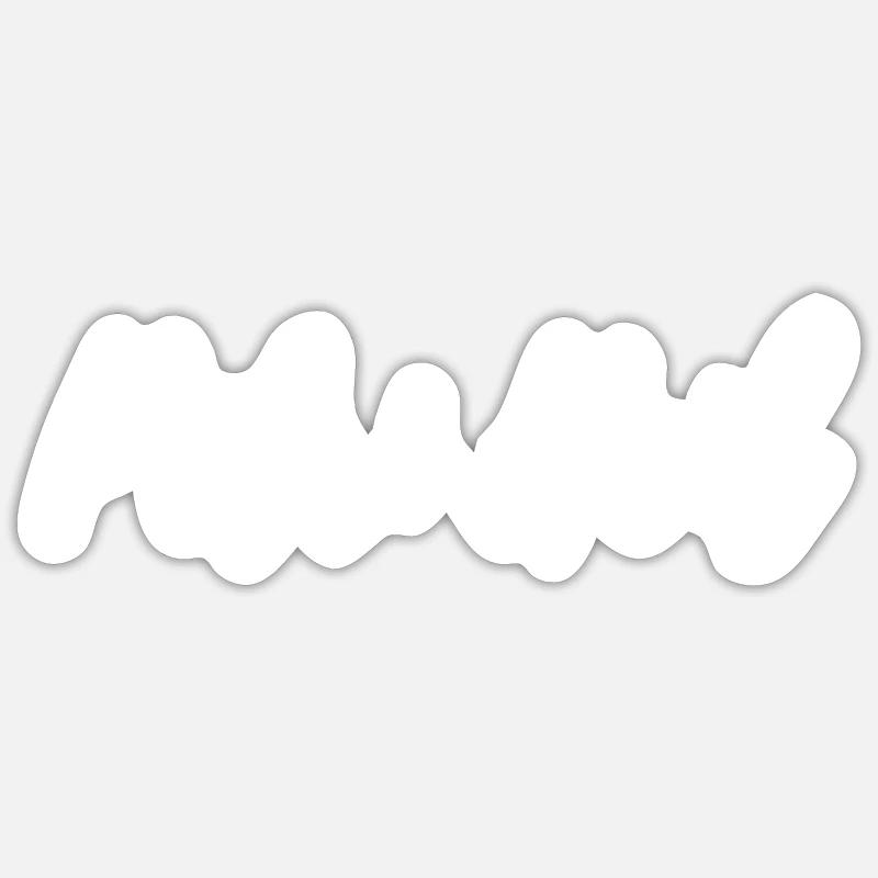 Petri Heil - Sticker Größe S (10 x 10 cm) - Mattweiß
