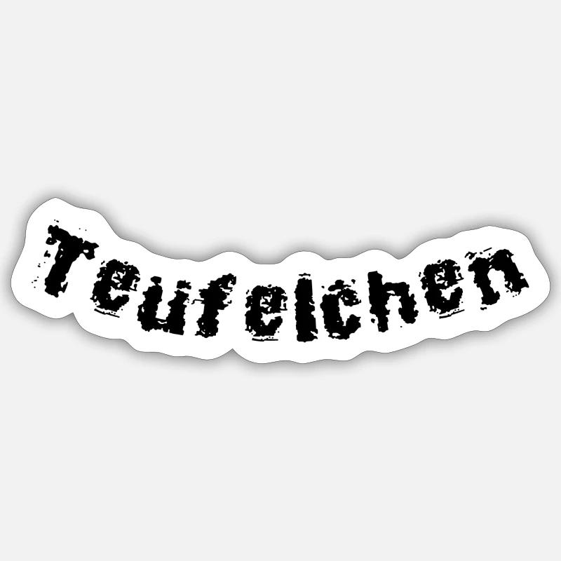 Teufelchen Sticker Größe S (10 x 10 cm)