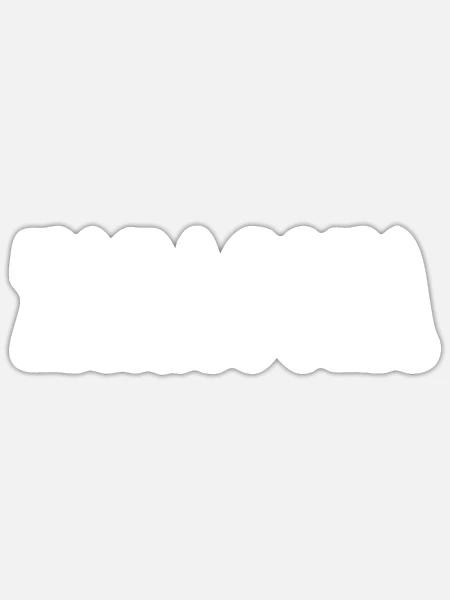 - Sticker size S (10 x 10 cm) - white matte