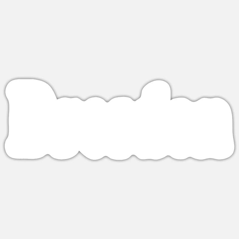 Dresde - Sticker taille S (10 x 10 cm) - blanc mat