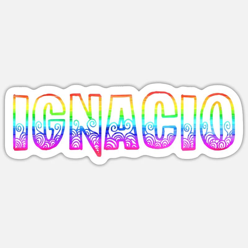 ignacio rs regenbogen Sticker Größe S (10 x 10 cm)