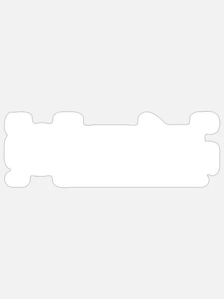 STR#2 - Sticker Größe S (10 x 10 cm) - Mattweiß