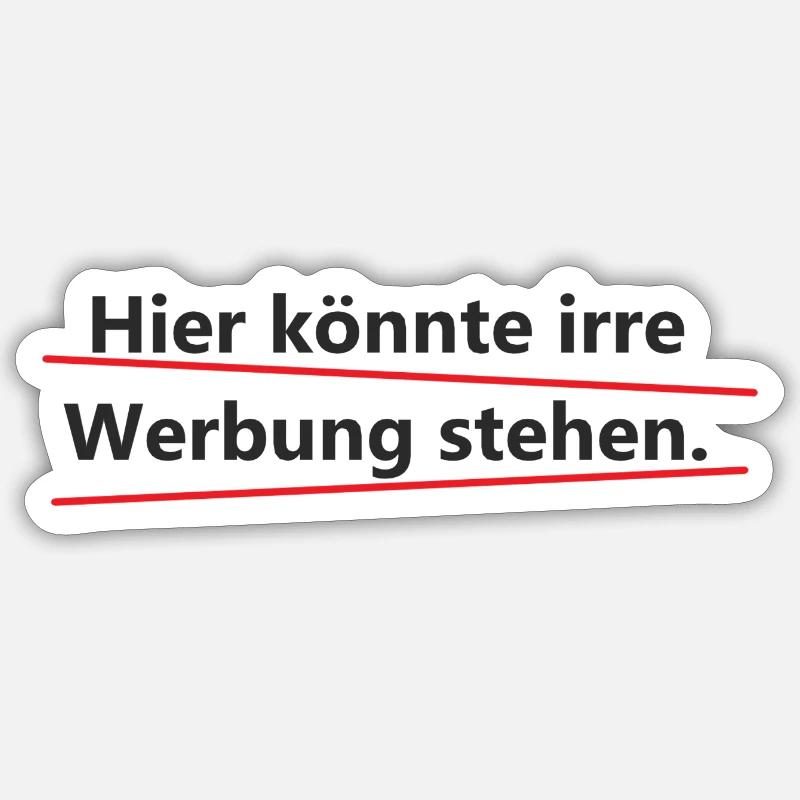Sticker Größe S (10 x 10 cm) - 