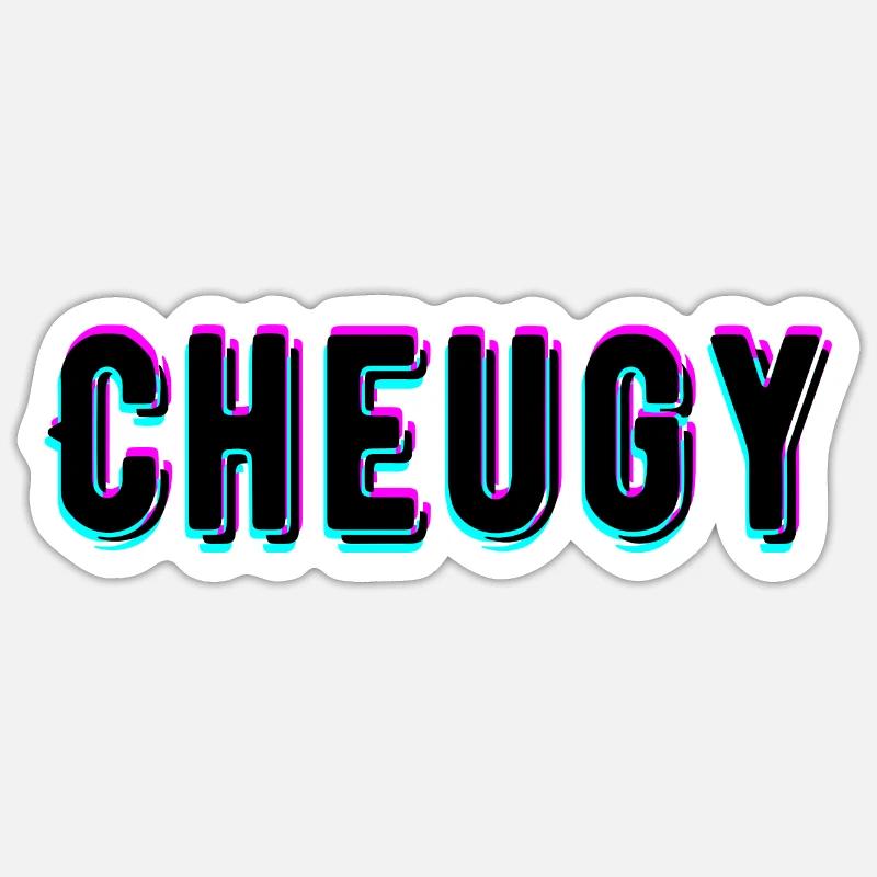 Cheugy - Sticker size S (10 x 10 cm) - white matte