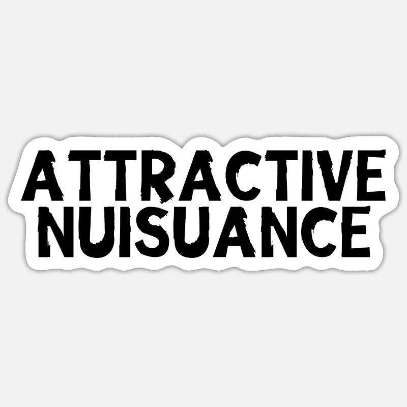 Nuisance attrayante 2 Sticker taille S (10 x 10 cm)