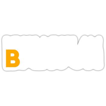 Leck mir den Barsch. Leck mich am Barsch. - Sticker Größe S (10 x 10 cm) - Mattweiß - Vorne