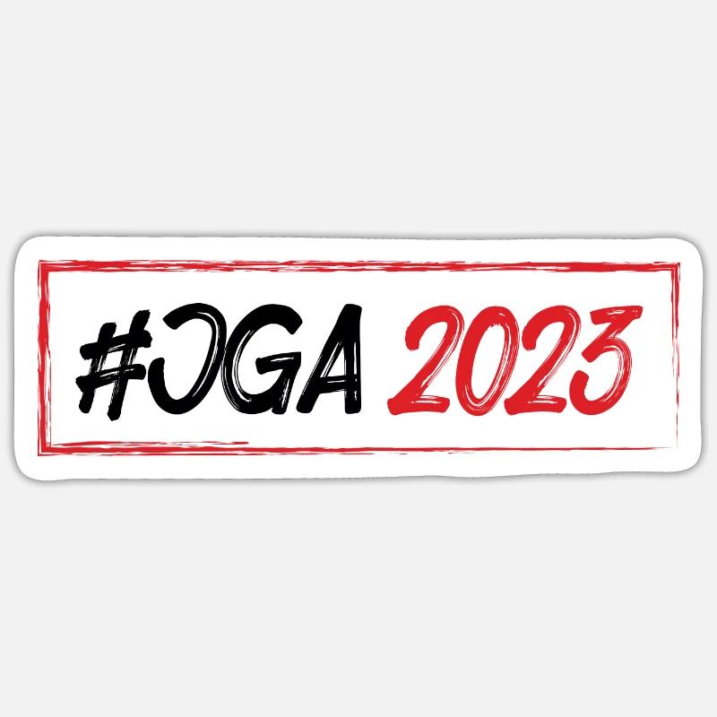 Jga 2023 - Sticker Größe S (10 x 10 cm) - Mattweiß
