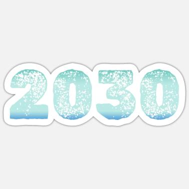 Froid 2030 Autocollant