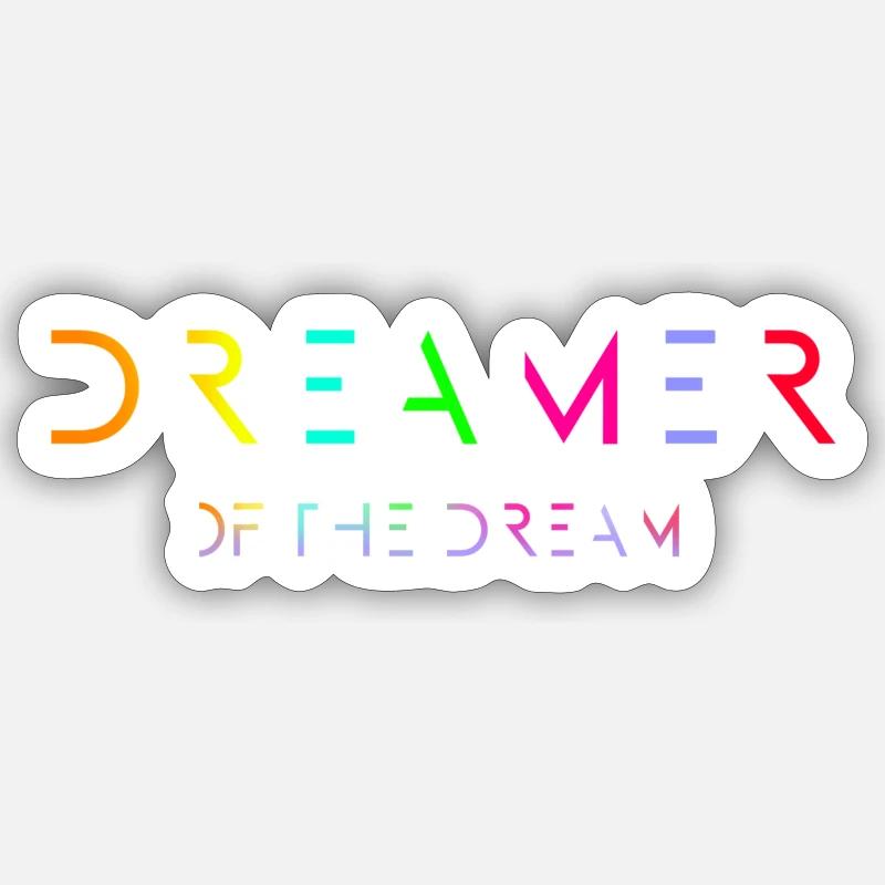 TRÄUMER DES TRAUMS - Sticker Größe S (10 x 10 cm) - Mattweiß