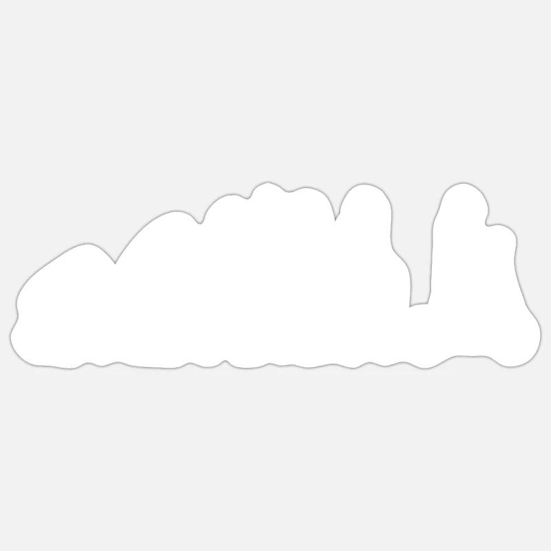 E-Scooter Scooter - Sticker size S (10 x 10 cm) - white matte