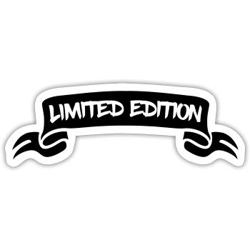 Édition limitée - Sticker taille S (10 x 10 cm) - blanc mat - Devant