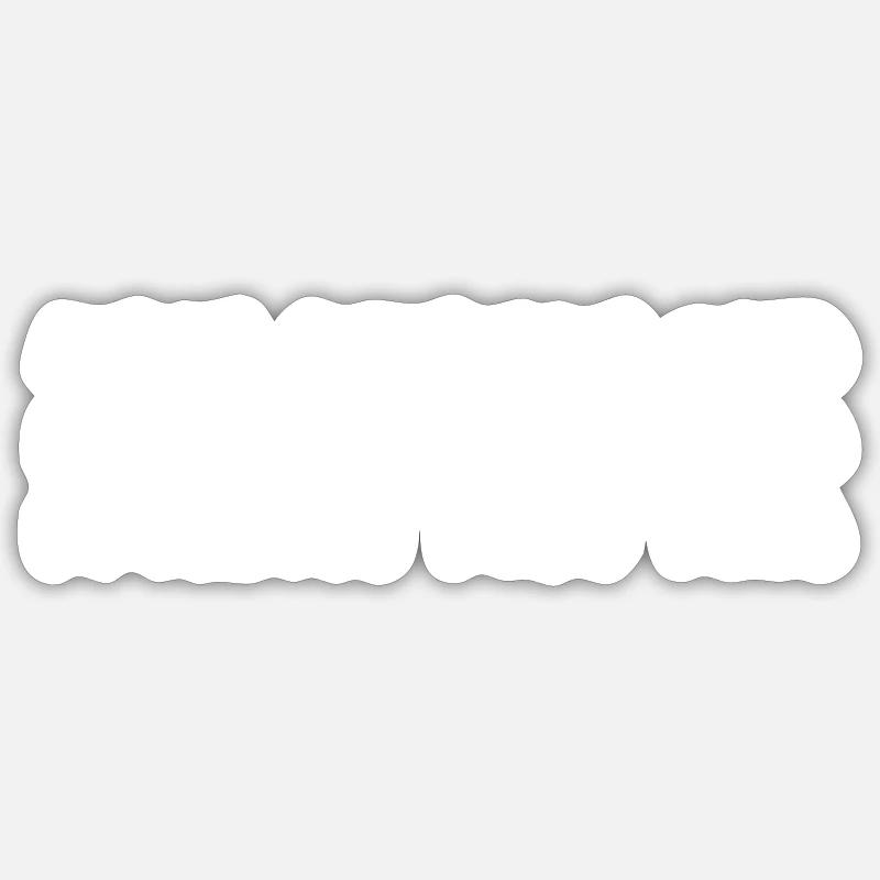 Arbeit frustriert mich I cooler Spruch I Geschenk - Sticker Größe S (10 x 10 cm) - Mattweiß