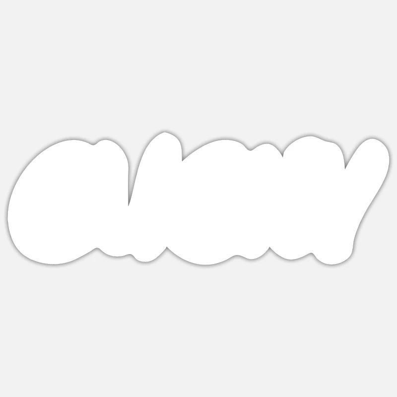 Cucky - Sticker size S (10 x 10 cm) - white matte