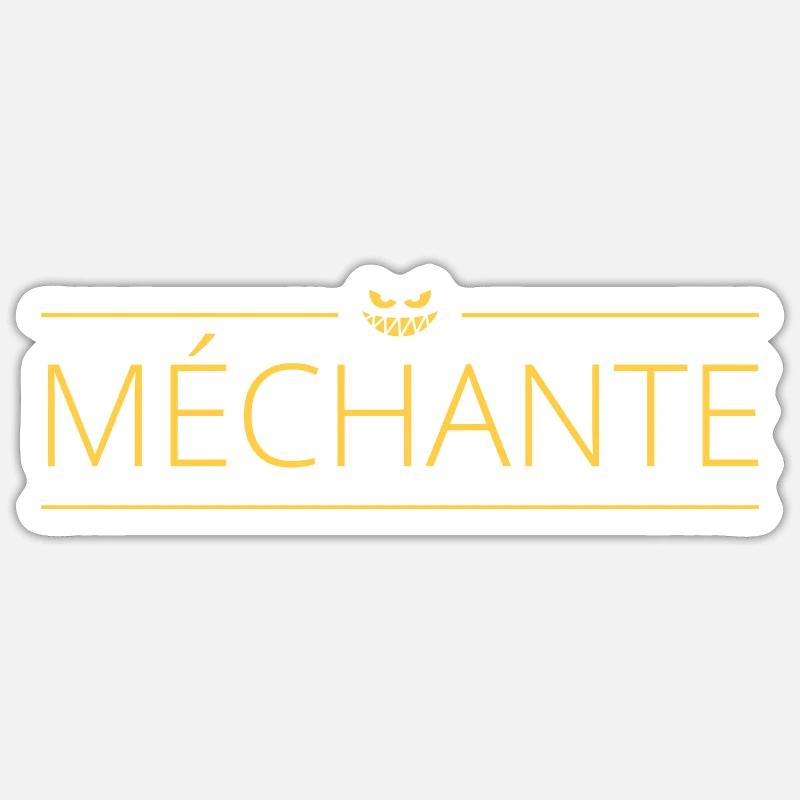 méchante Sticker taille S (10 x 10 cm)