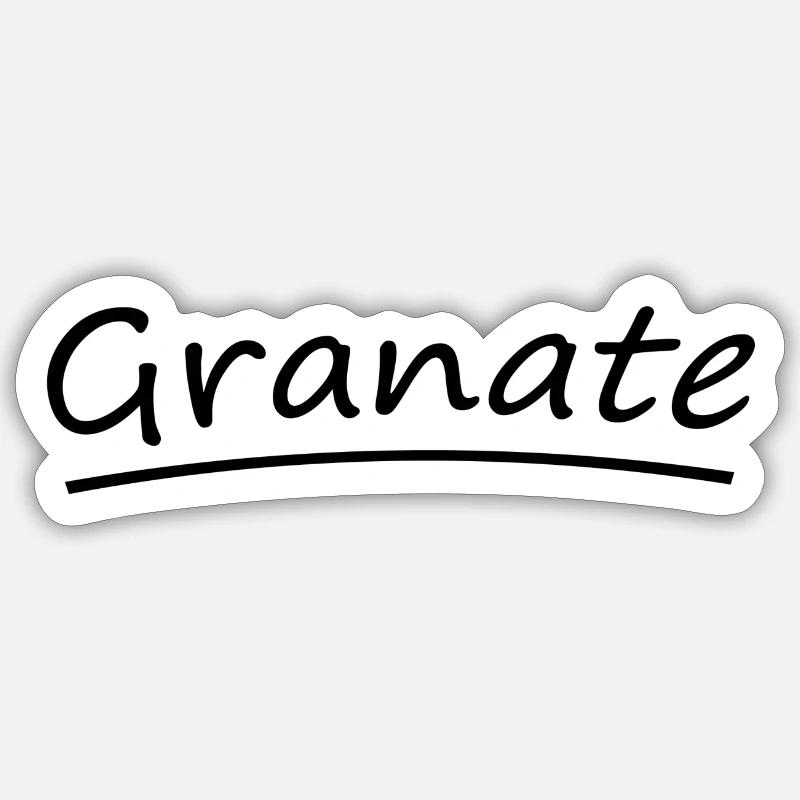 Grenade Sticker taille S (10 x 10 cm)