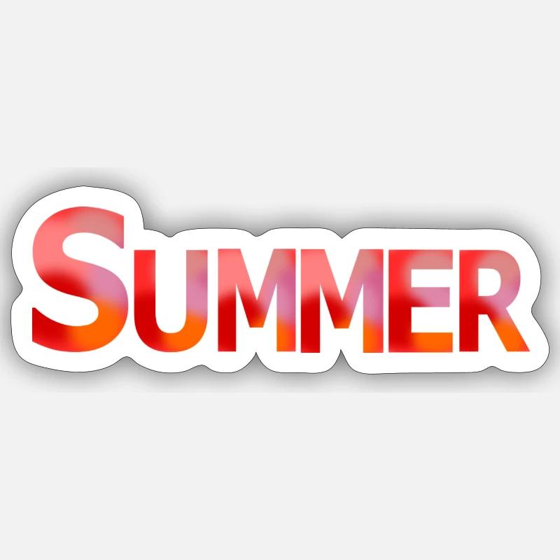 Summer Sticker size S (10 x 10 cm)