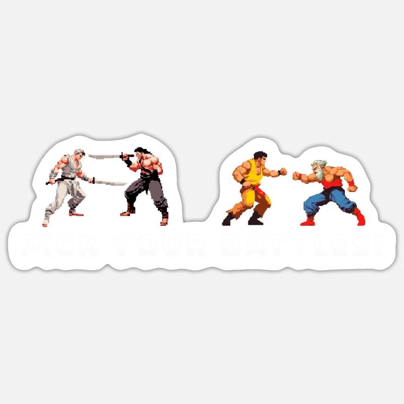 Spiele 3 - Sticker Größe S (10 x 10 cm) - Mattweiß