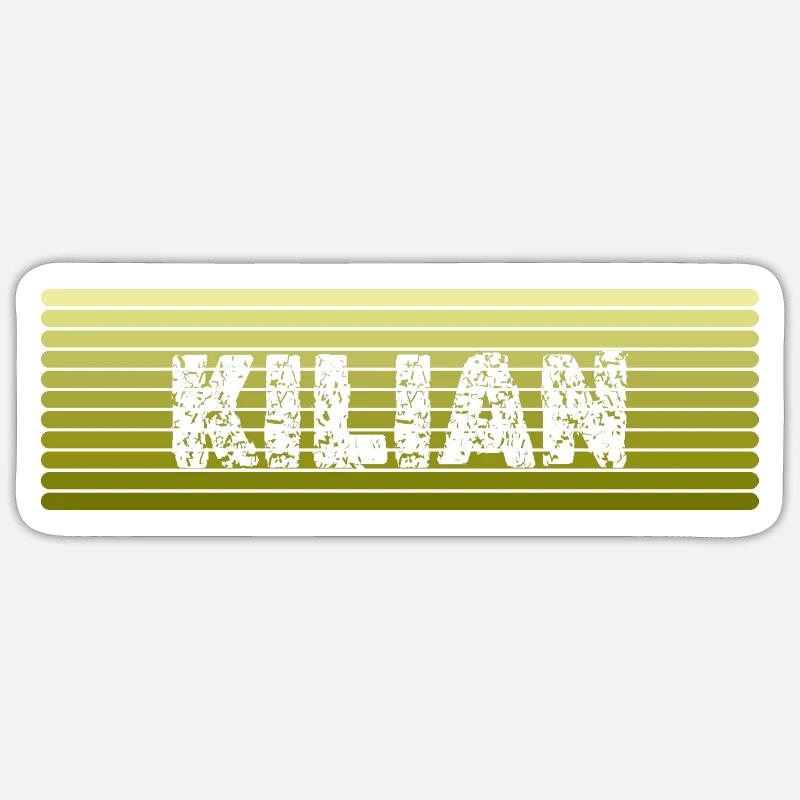 First name Kilian - Sticker size S (10 x 10 cm) - white matte